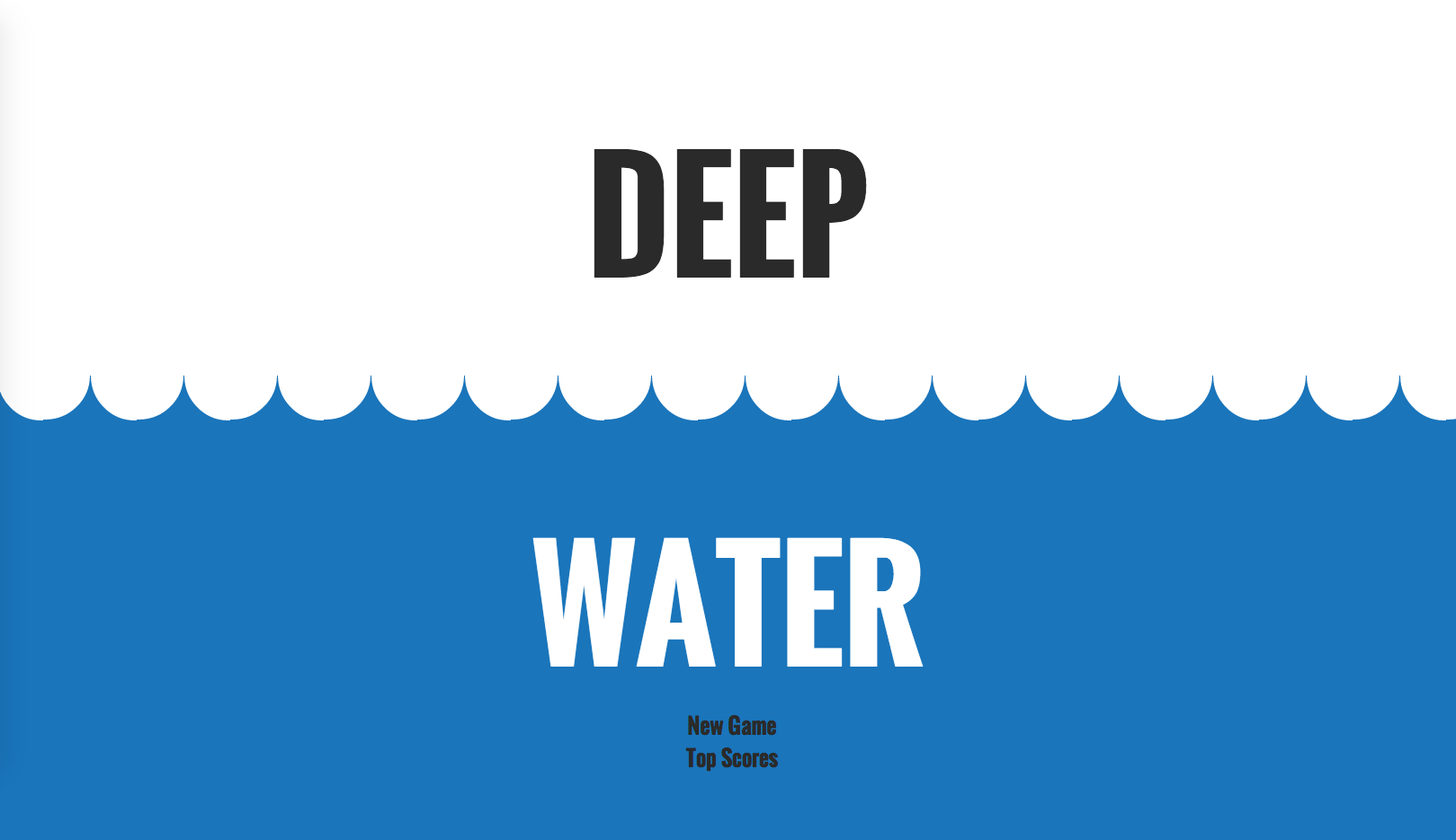 Deep Water Title